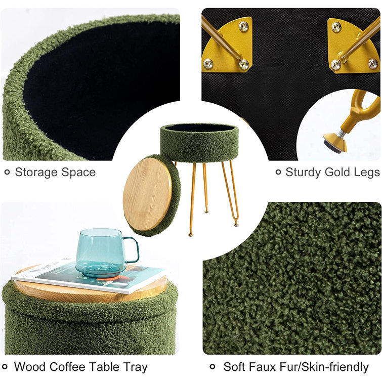 Mercer41 Jardan Iron Accent Stool Wayfair Canada